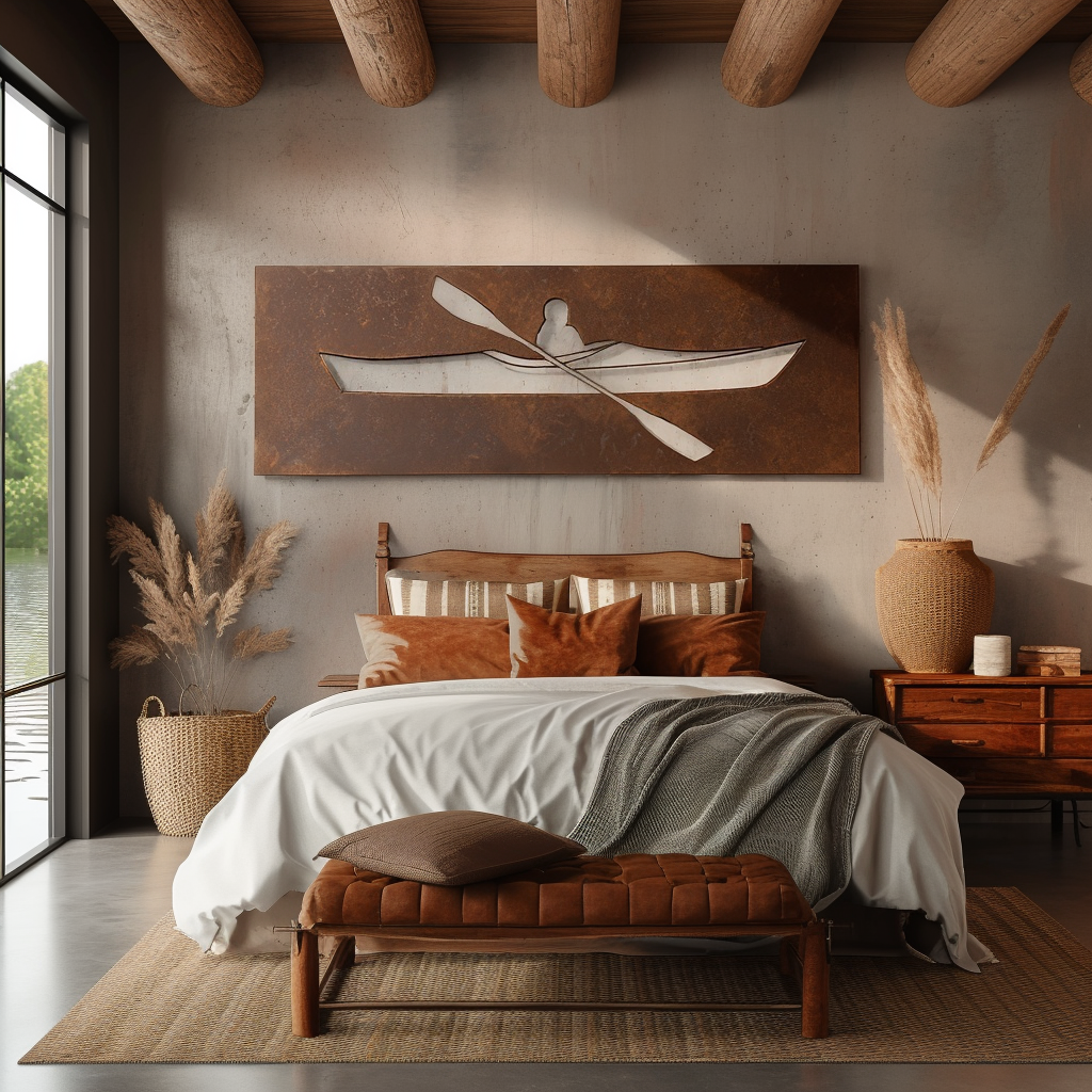The Crossing Paddle - Metal Wall Art