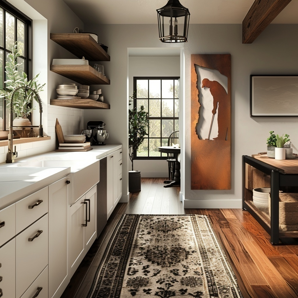 The Putt - Metal Wall Art