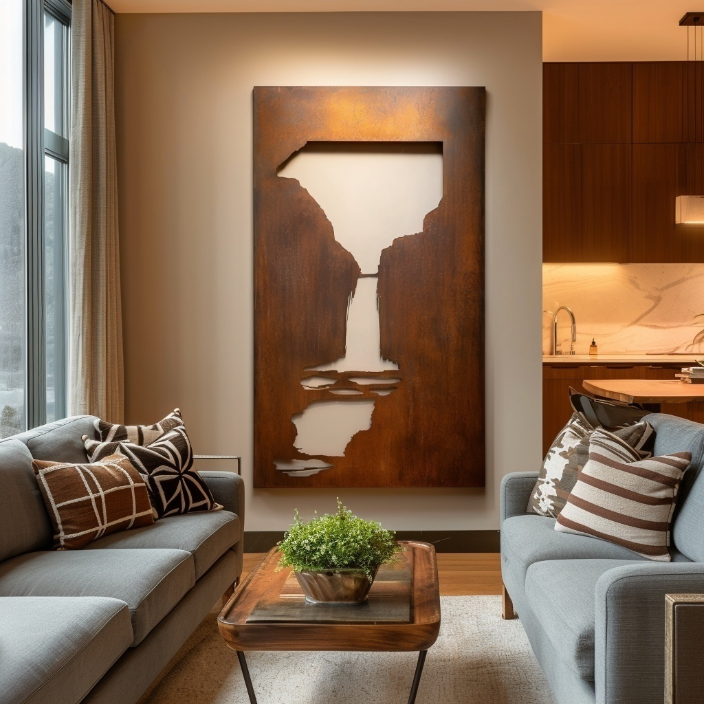 The Cascade - Metal Wall Art