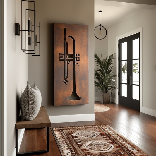The Horn - Metal Wall Art