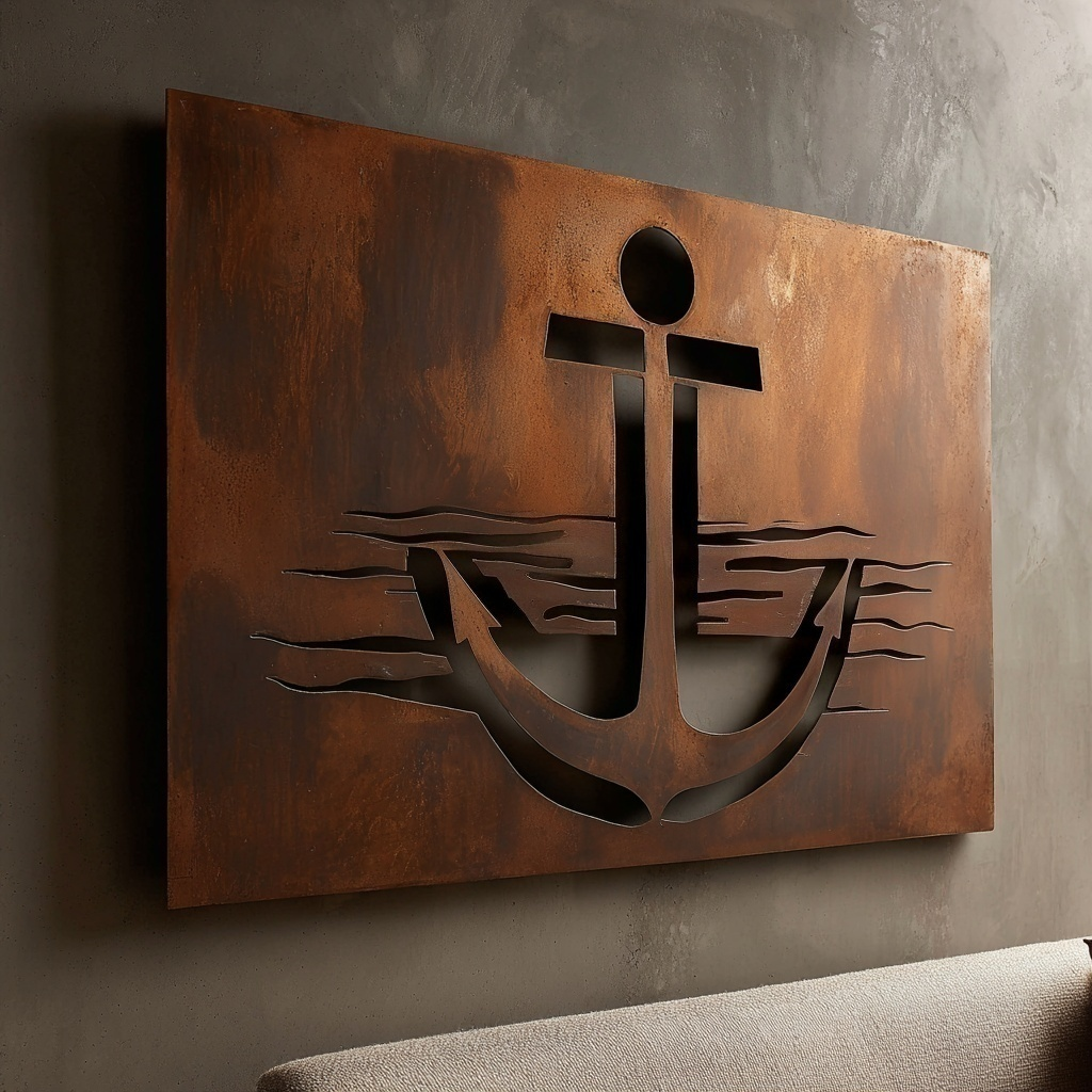 The Anchor - Metal Wall Art