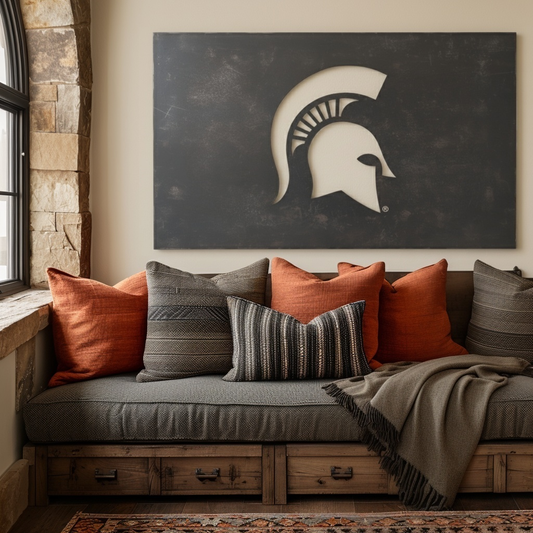 The Spartan - Metal Wall Art - Landscape Slate