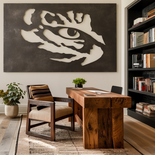 The Tiger Eye - Metal Wall Art - Landscape Slate