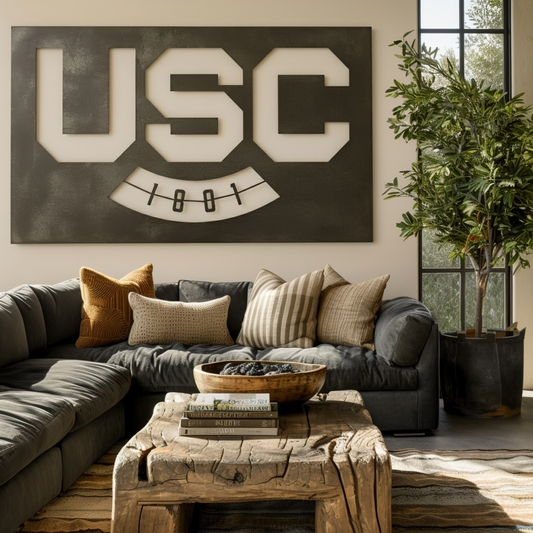 The USC - Metal Wall Art - Landscape Slate