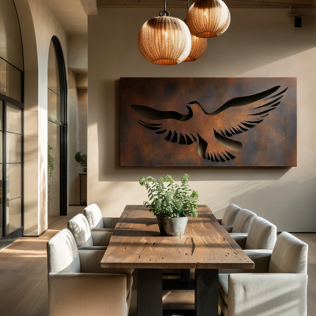 The Dove - Metal Wall Art