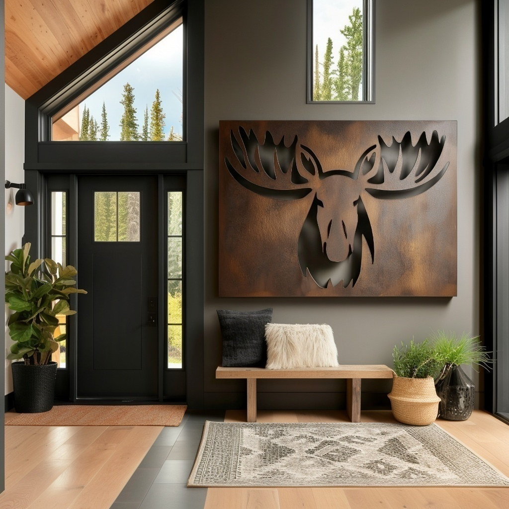 The Moose - Metal Wall Art