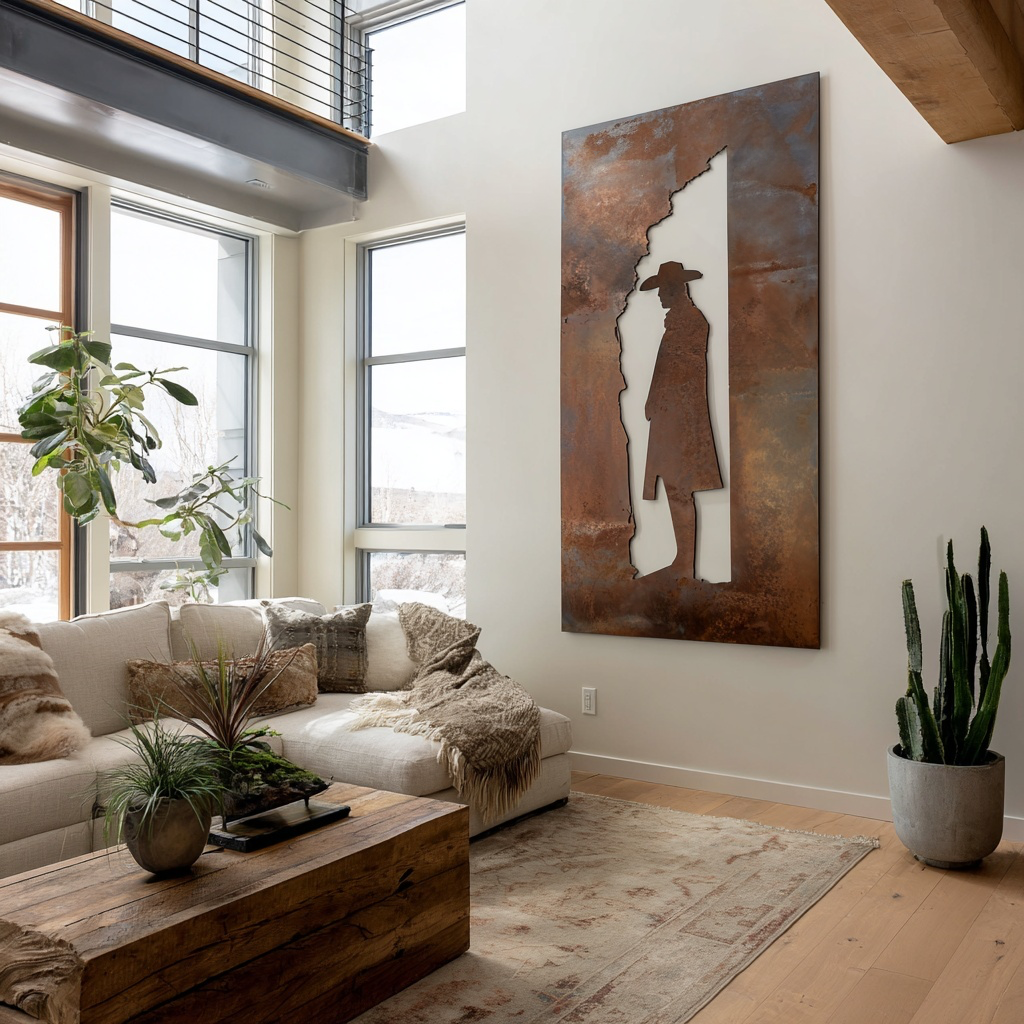 The Outlaw - Metal Wall Art