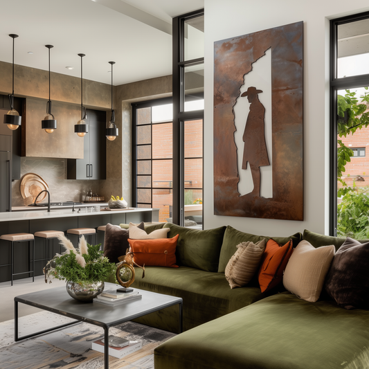 The Outlaw - Metal Wall Art