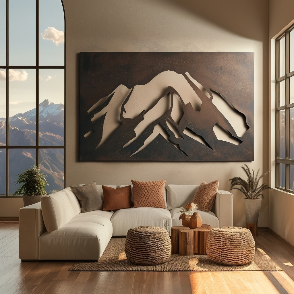 The Mount St. Helens - Metal Wall Art