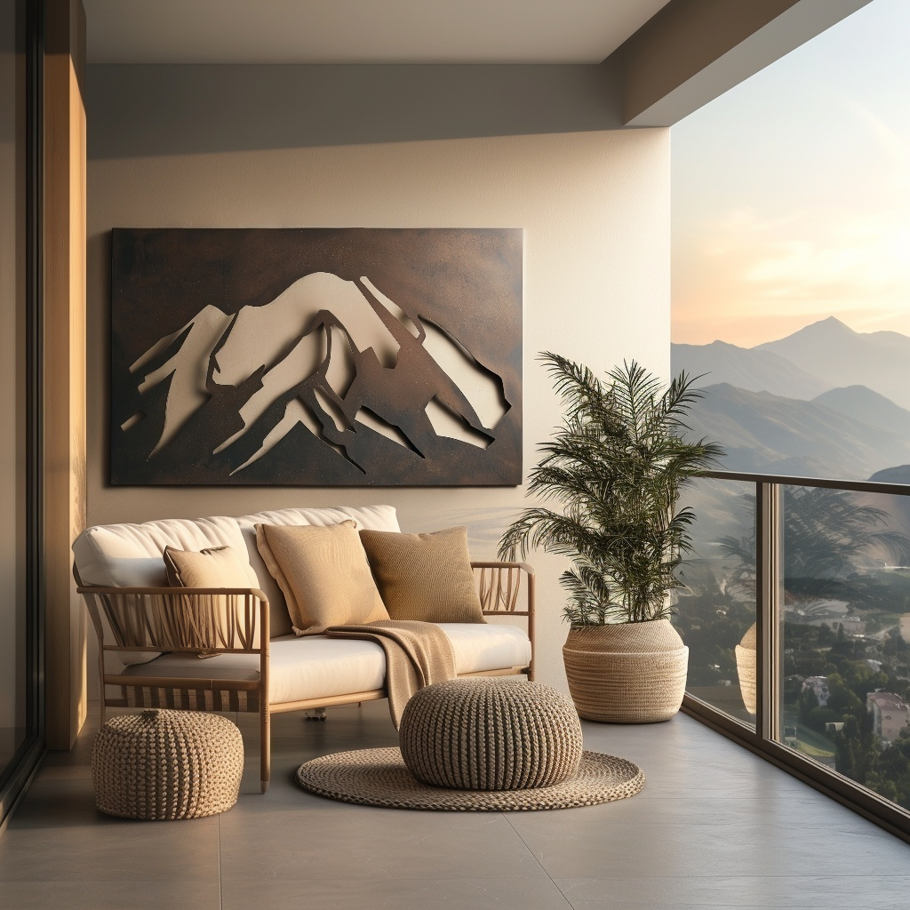 The Mount St. Helens - Metal Wall Art