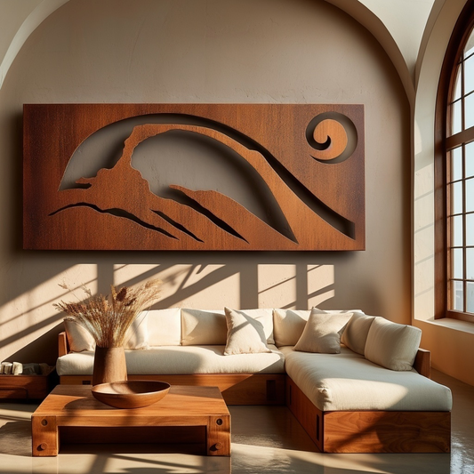 The Landscape Arch - Metal Wall Art