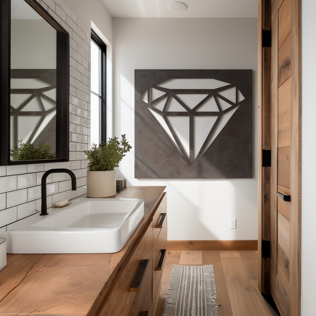 The Arkansas Diamond - Metal Wall Art