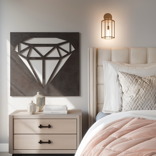 The Arkansas Diamond - Metal Wall Art
