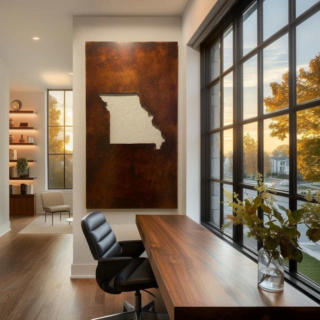 The Missouri - Metal Wall Art