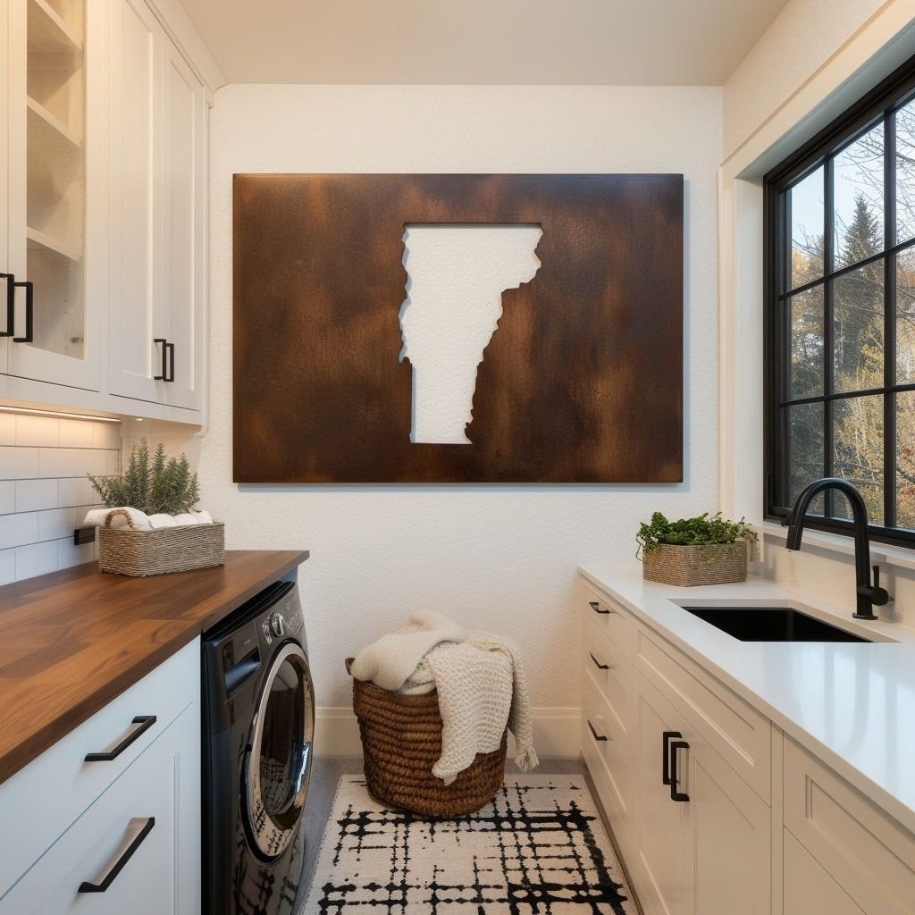 The Vermont - Metal Wall Art