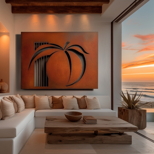 The Georgia Peach - Metal Wall Art