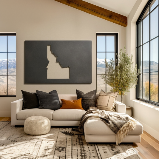 The Idaho - Metal Wall Art
