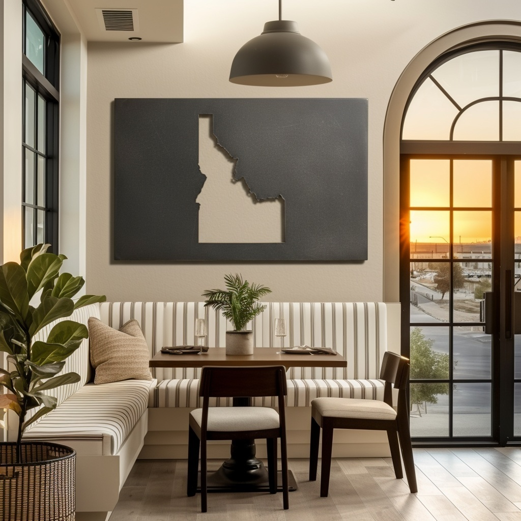 The Idaho - Metal Wall Art