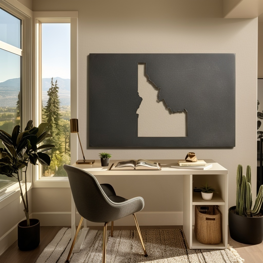 The Idaho - Metal Wall Art