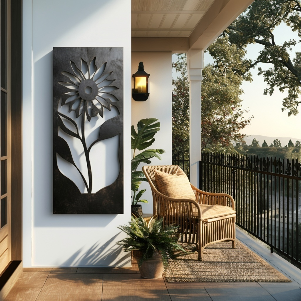 The Kansas Sunflower - Metal Wall Art