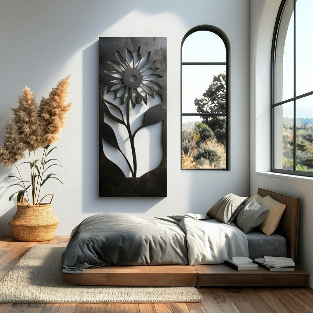 The Kansas Sunflower - Metal Wall Art