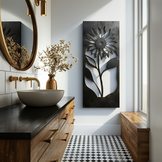 The Kansas Sunflower - Metal Wall Art