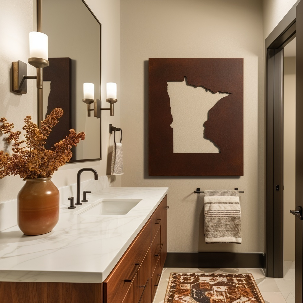 The Minnesota - Metal Wall Art