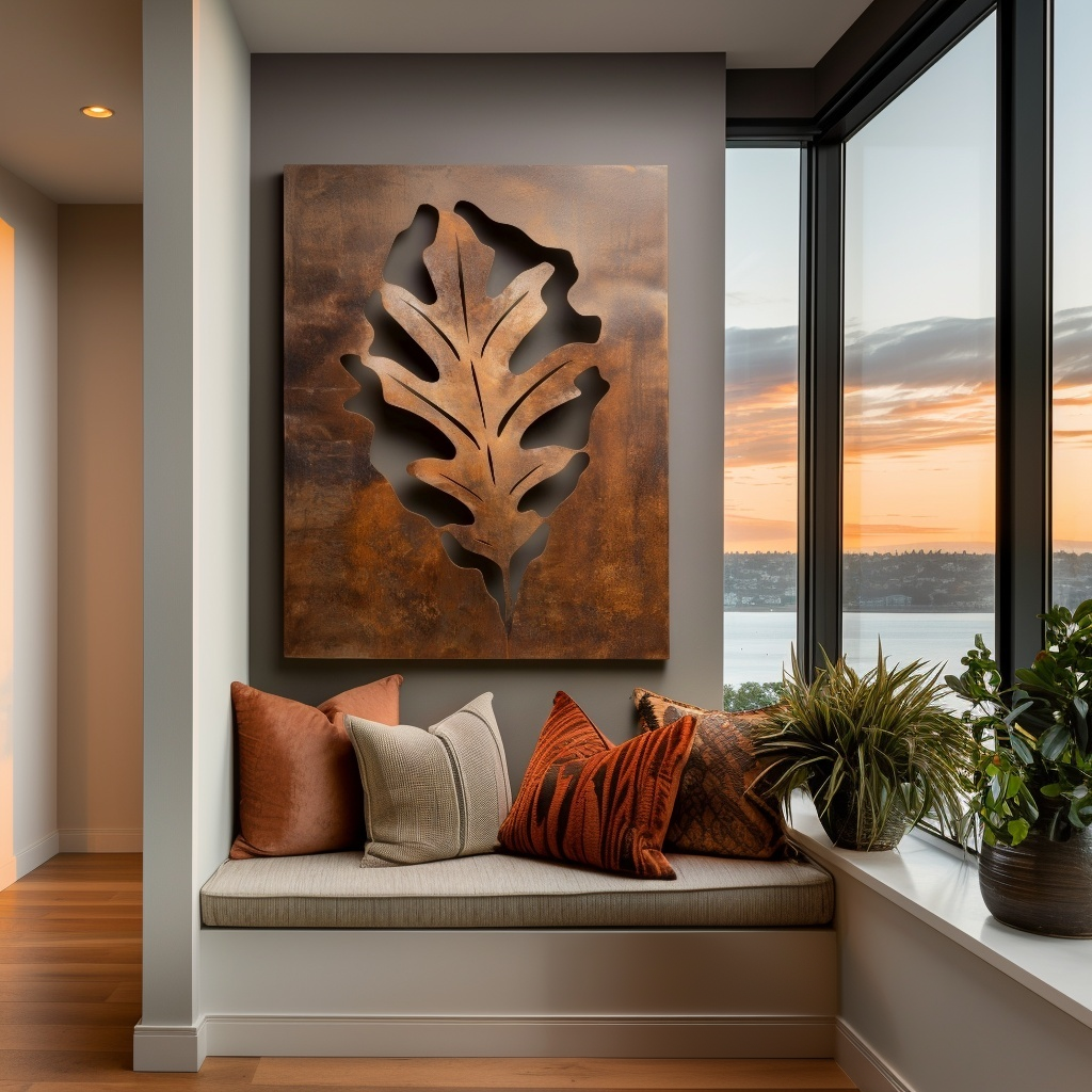The Illinois White Oak - Metal Wall Art