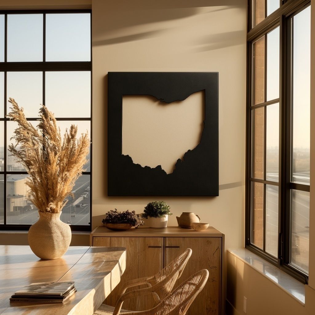 The Ohio - Metal Wall Art