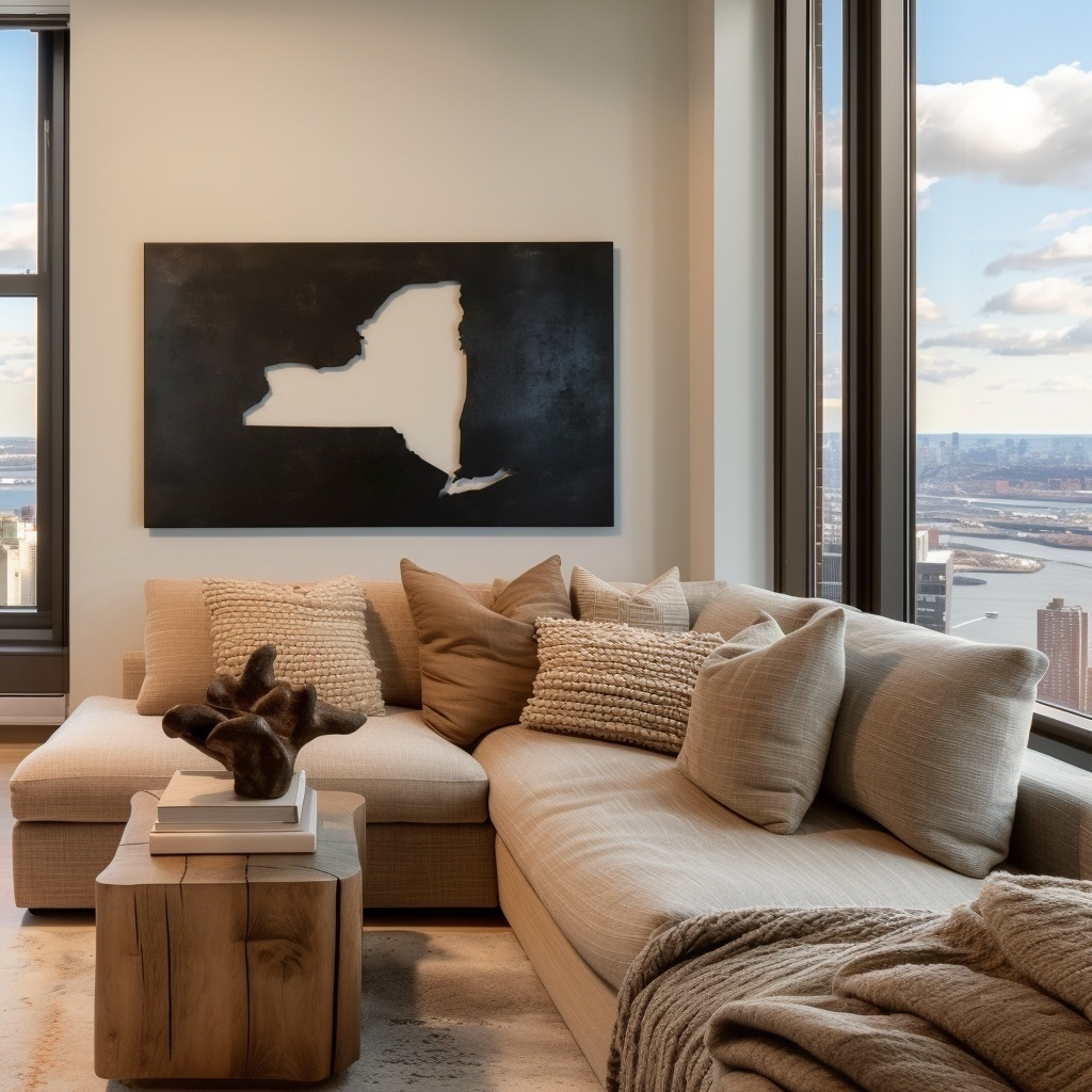 The New York - Metal Wall Art