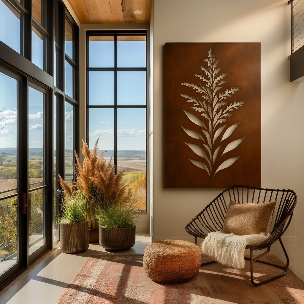 The Nebraska Goldenrod - Metal Wall Art