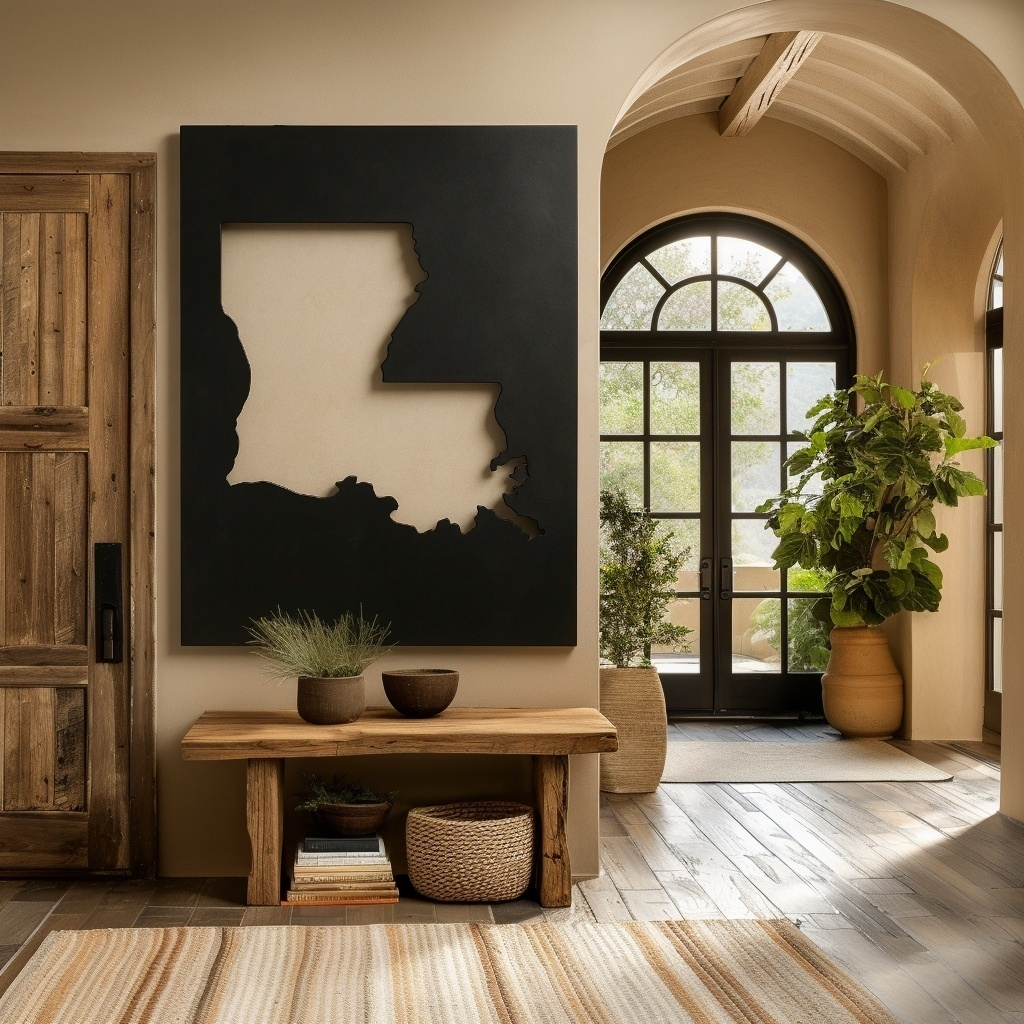 The Louisiana - Metal Wall Art