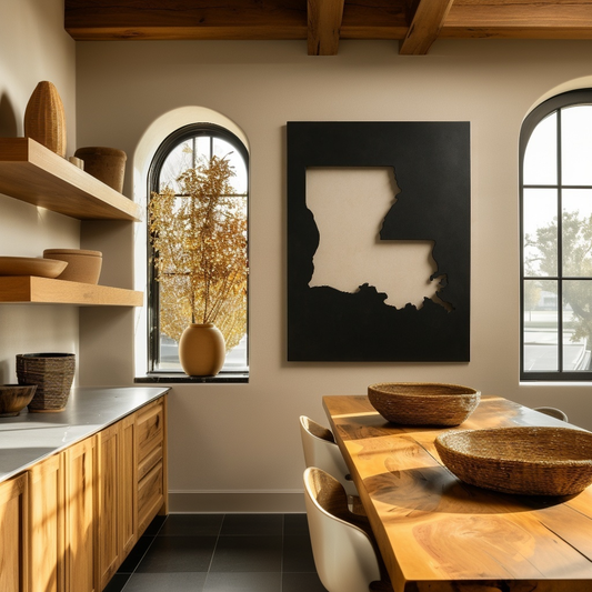 The Louisiana - Metal Wall Art