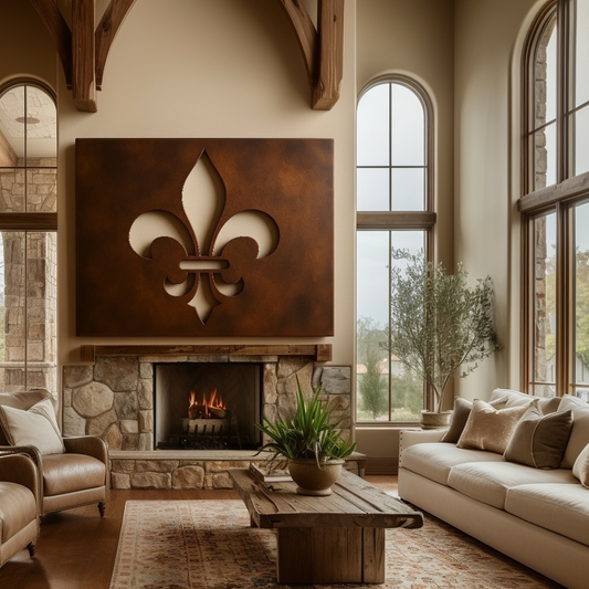 The Louisiana Fleur-de-lis - Metal Wall Art