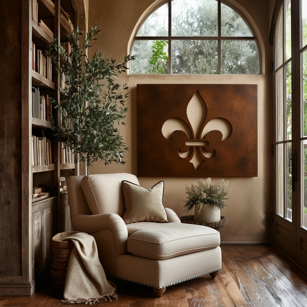 The Louisiana Fleur-de-lis - Metal Wall Art