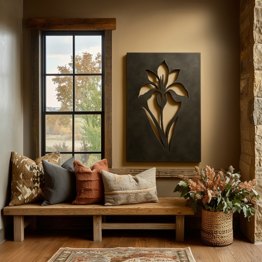 The Tennessee Iris - Metal Wall Art