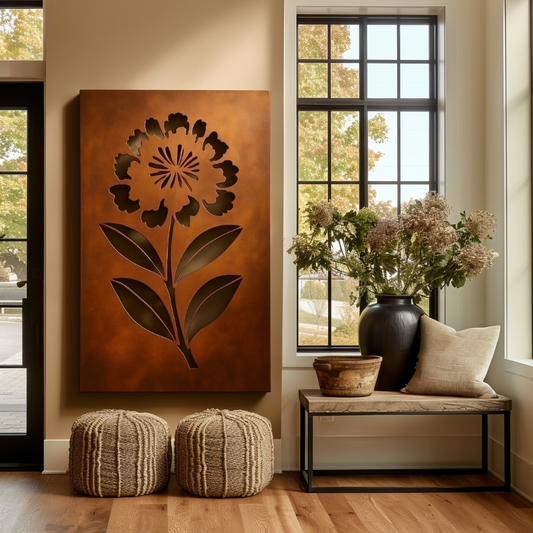 The West Virginia Rhododendron - Metal Wall Art