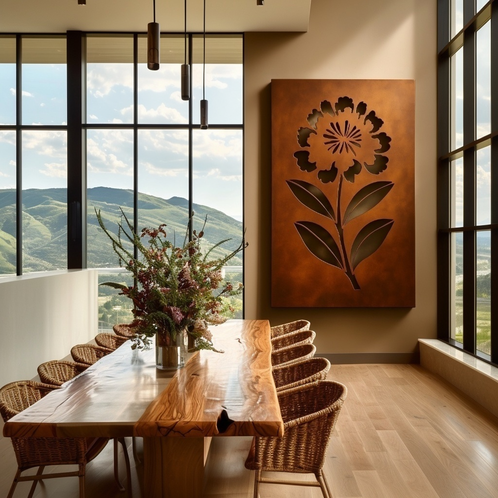 The West Virginia Rhododendron - Metal Wall Art