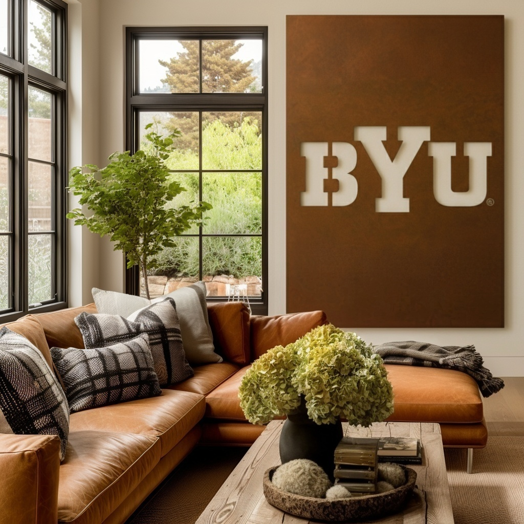 The BYU - Wall Art - Portrait Umber