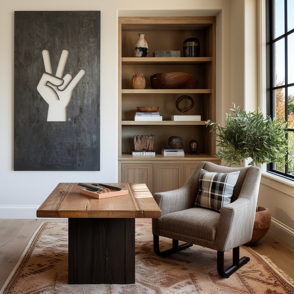 The Hand Fork - Wall Art - Portrait Slate