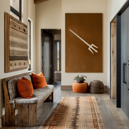 The Piercing Pitchfork - Wall Art - Portrait Umber