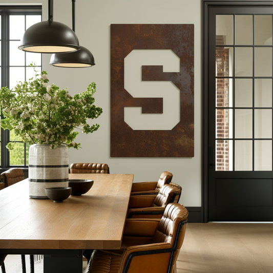 The Super S - Wall Art - Portrait Umber