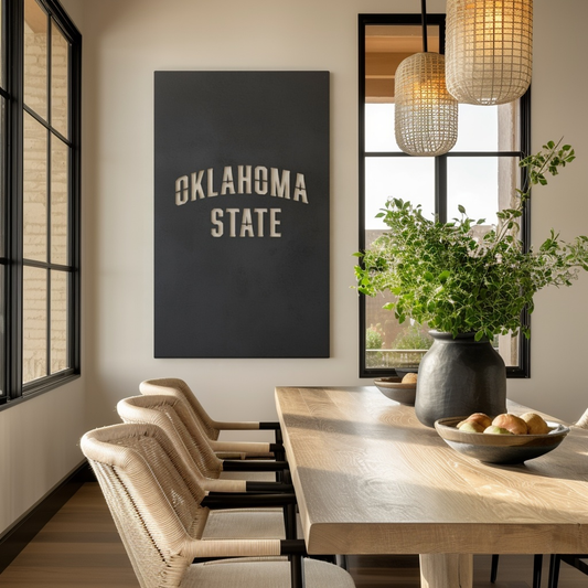The Oklahoma State - Wall Art - Portrait Slate