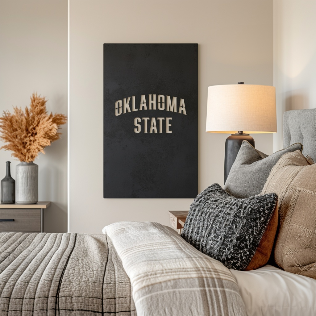 The Oklahoma State - Wall Art - Portrait Forge