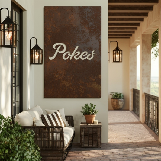 The Pokes - Wall Art - Portrait Umber