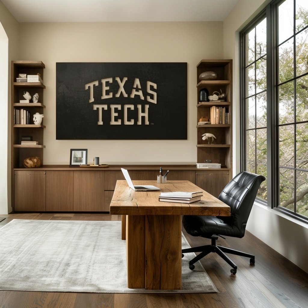 The Texas Tech - Metal Wall Art- Landscape Forge