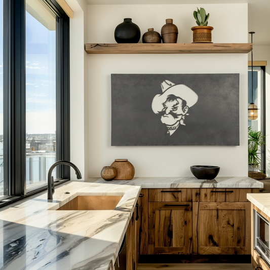 The Pete - Metal Wall Art - Landscape Slate