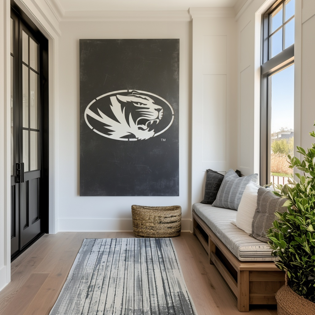 The Oval Tiger - Wall Art - Portrait Slate