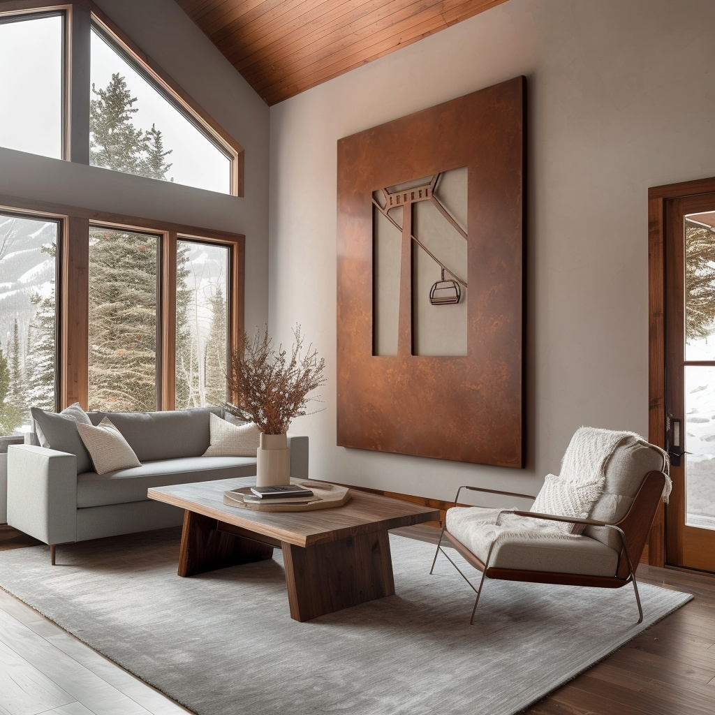 The Liftline - Metal Wall Art