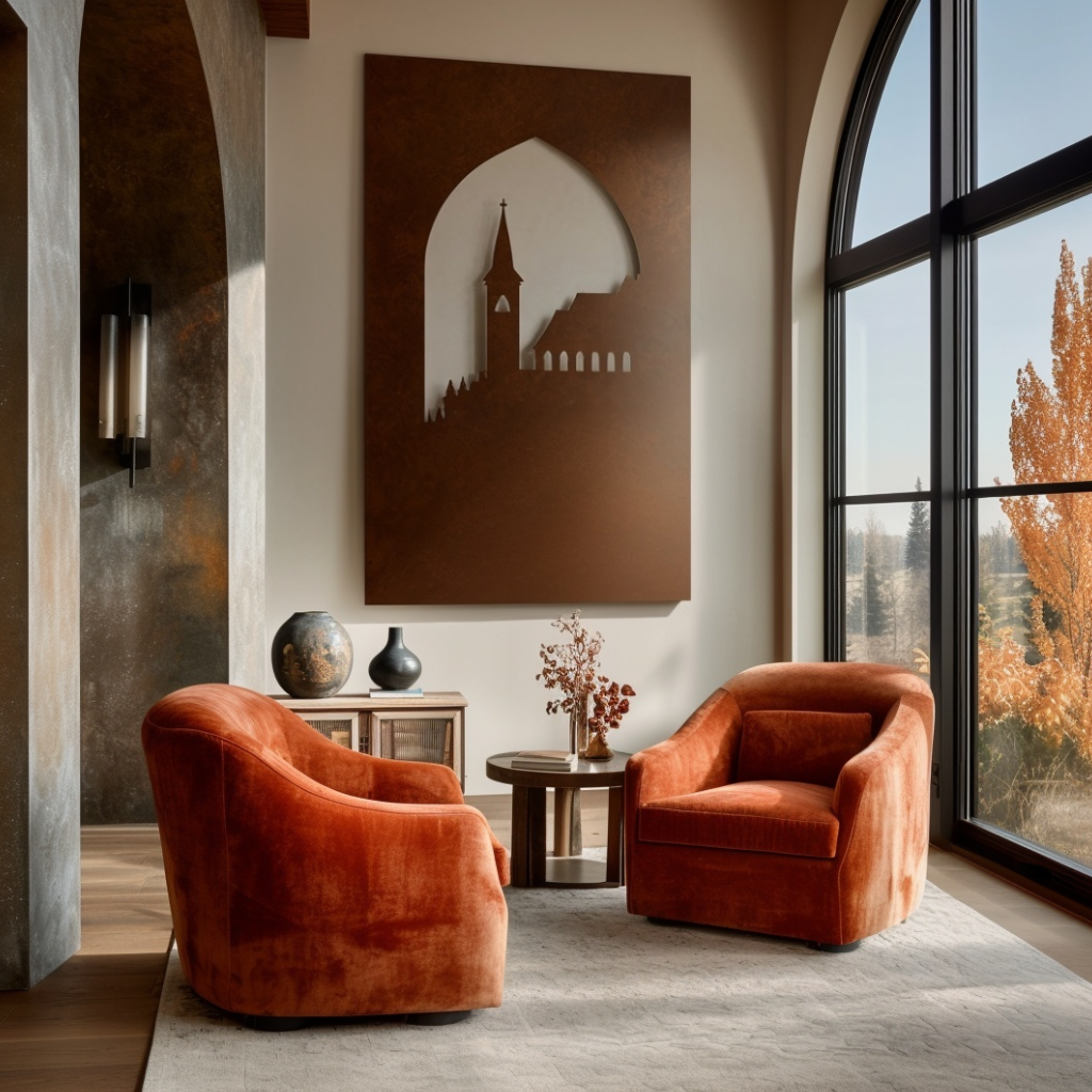 The Abbeylight - Metal Wall Art